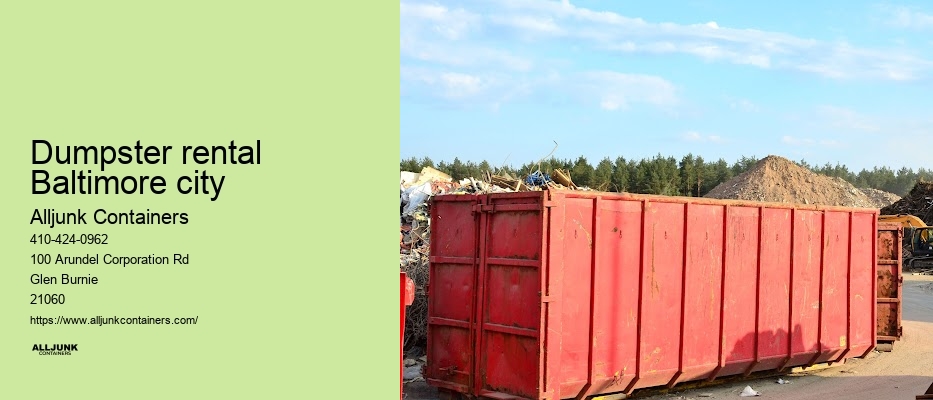 Trash container rental