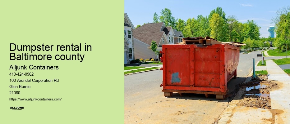 Dumpster rental Baltimore