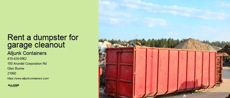 Dumpster pick-up service