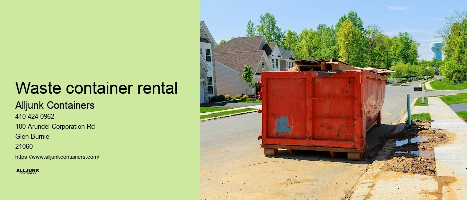 Roll-off container rental