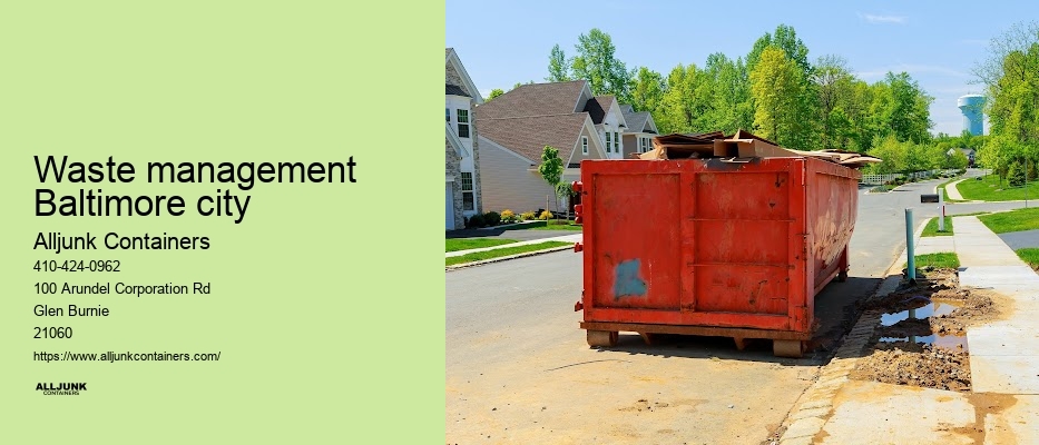 Yard waste pickup Baltimore county